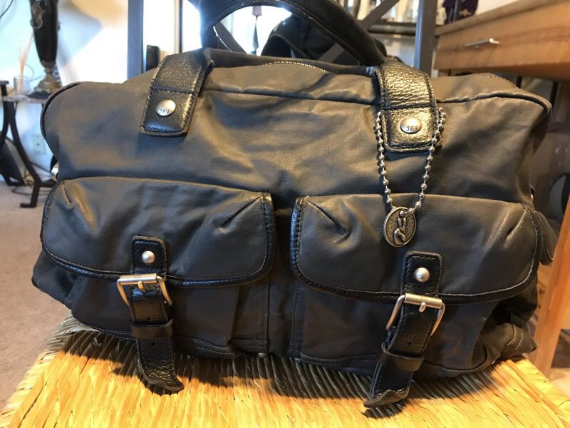 John Varvatos Genuine Leather Weekender Bag