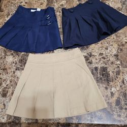 Uniform skirts size 6x,7,and 10