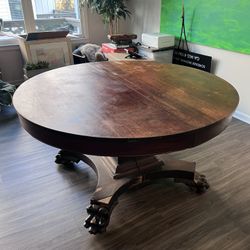 Antique (100 Yrs) Round Dining Table
