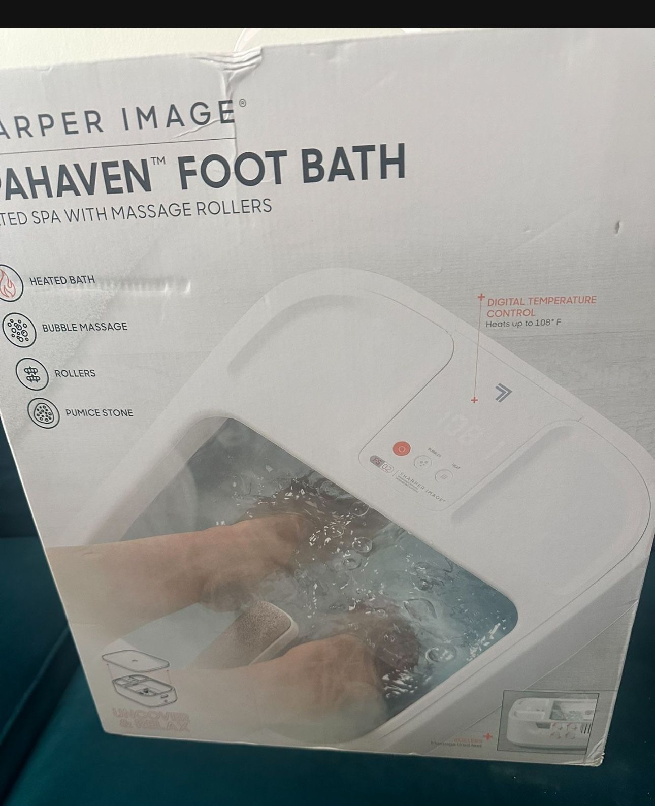 Sharper Image Spahaven Foot Bath brand new in box