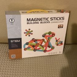 New Magnetic Sticks Building Blocks