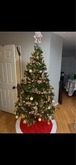 Christmas tree with light