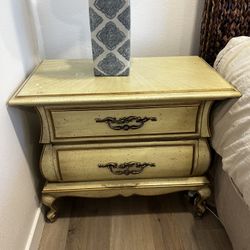 Pair Of Bedside Vintage Nightstands 