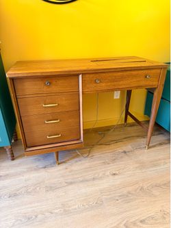 Midcentury modern sewing table desk