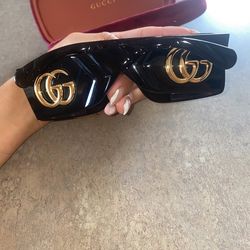 gucci matelasse 90s rectangular sunglasses