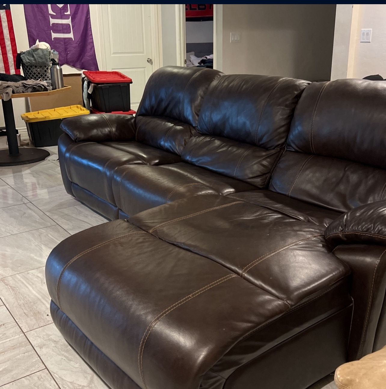 Leather Couch