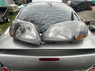 Honda civic headlights assembly