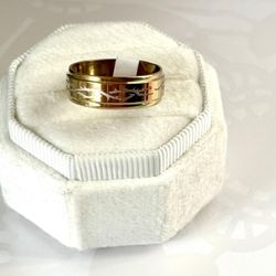 Men’s Stainless Steel Ring, Size 8