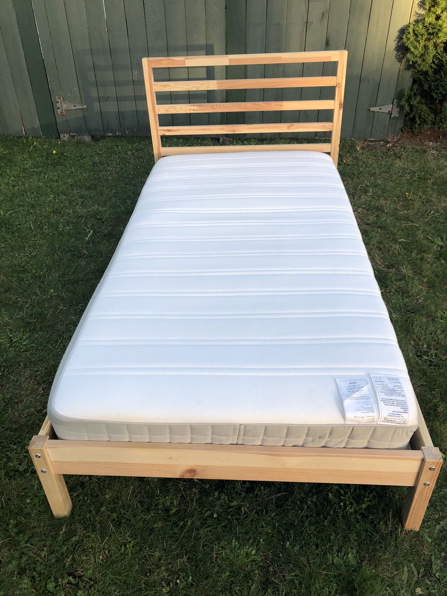 IKEA Neiden Twin Size Pine Bed *Like New*Delivery* for Sale in Kent, WA