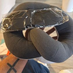 Nap Neck Pillow With Eye Covers And Travel Bag