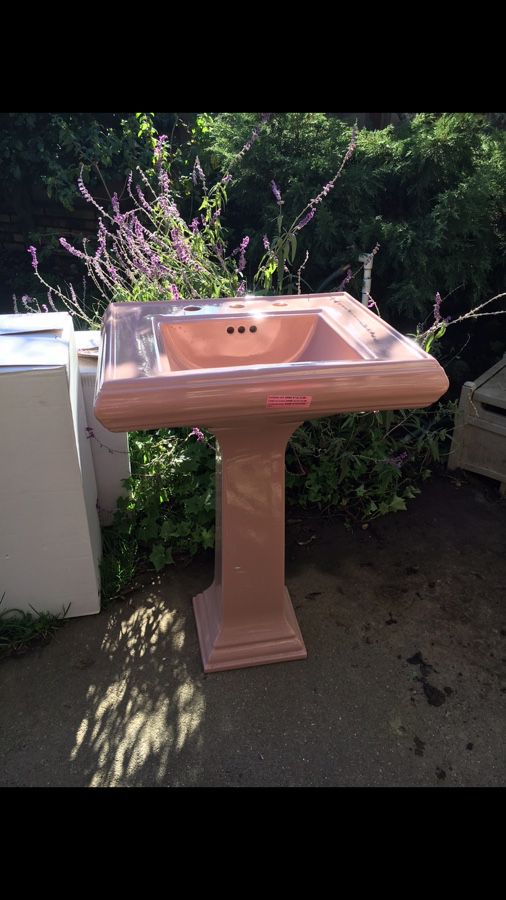 Modest pink pedestal sink for sale Pink Pedestal Kohler Sink For Sale In San Bruno Ca Offerup