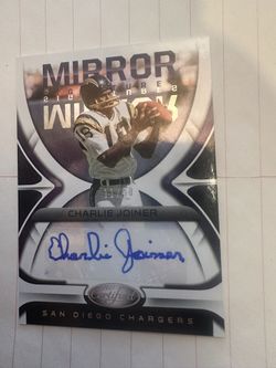 Charlie Joiner Autograph Card 2021 