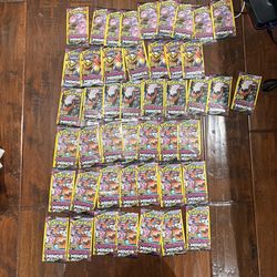Lot of 46 sun and moon unified minds booster packs