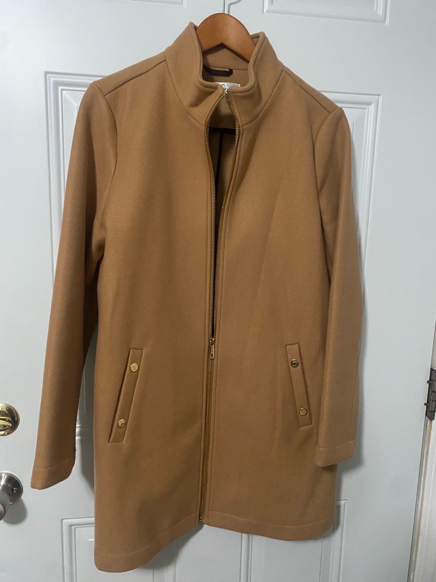 Kennete Cole Women's Camel Coat Size L