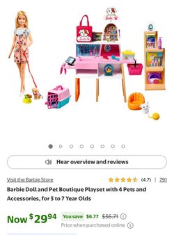 Barbie Pet Boutique playset