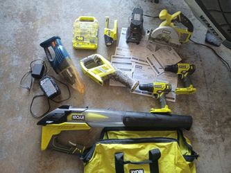 Ryobi tool set