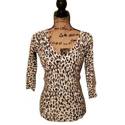 FOREVER 21 Leopard Print Sweater S