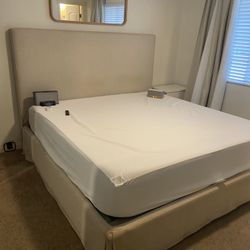 King Size Bed Frame & Headboard -no Mattress 