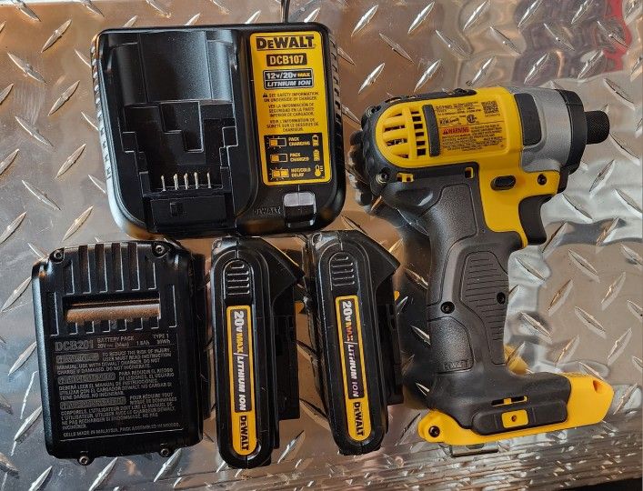 DEWALT 20-Volt MAX Lithium-Ion Cordless 1/4 in Impact Driver