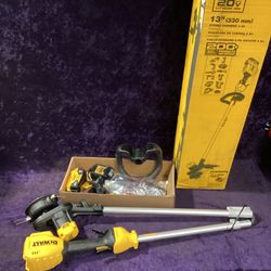 🧰🛠DEWALT 20V MAX 13” Cordless String Trimmer Kit w/(1)4Ah Battery & Charger-NEW!-$140!🧰🛠