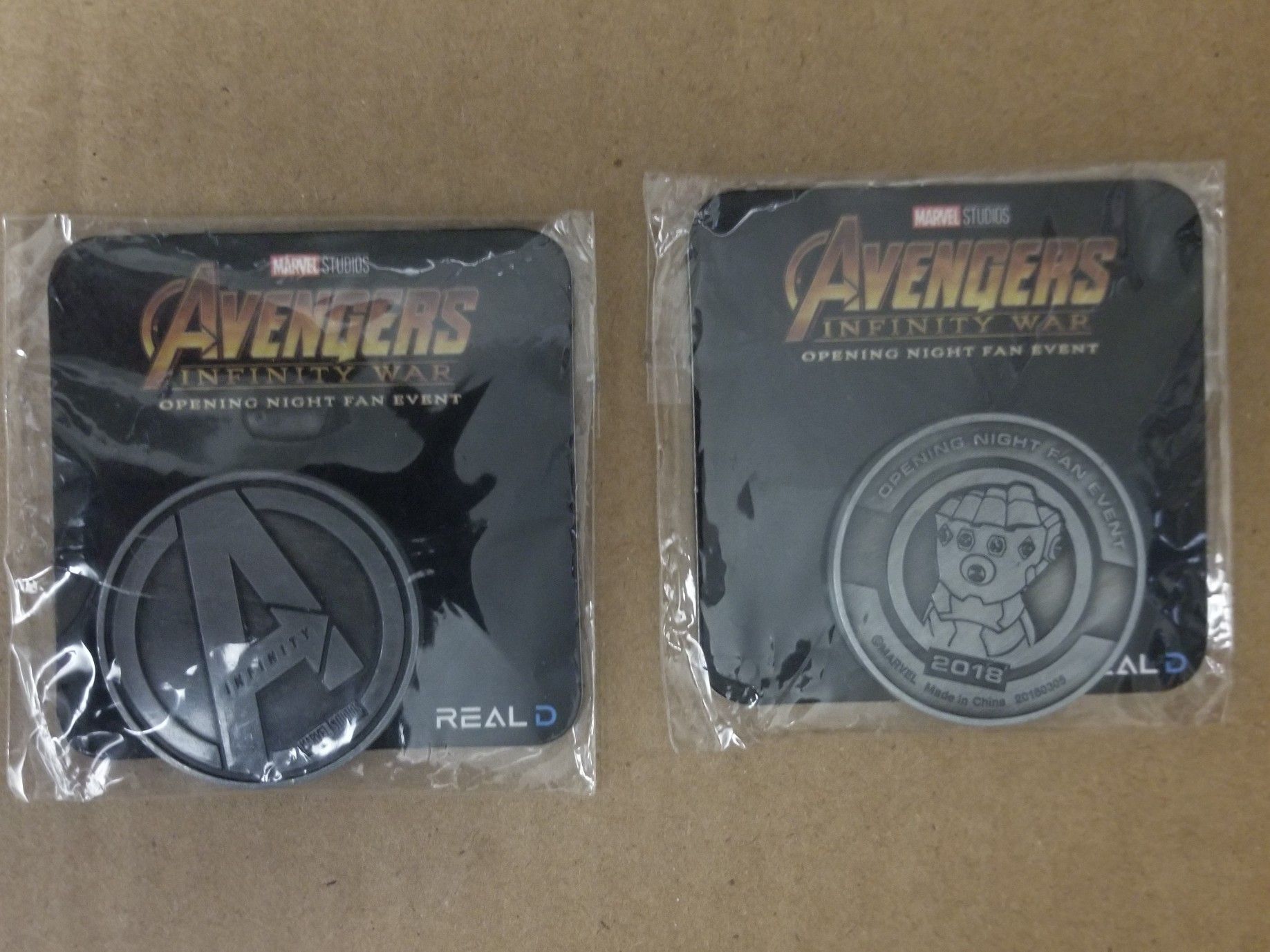 Marvel Infinity War Fan Event Silver Coin