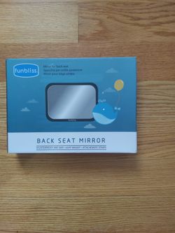Funbliss Baby Car Mirror Black