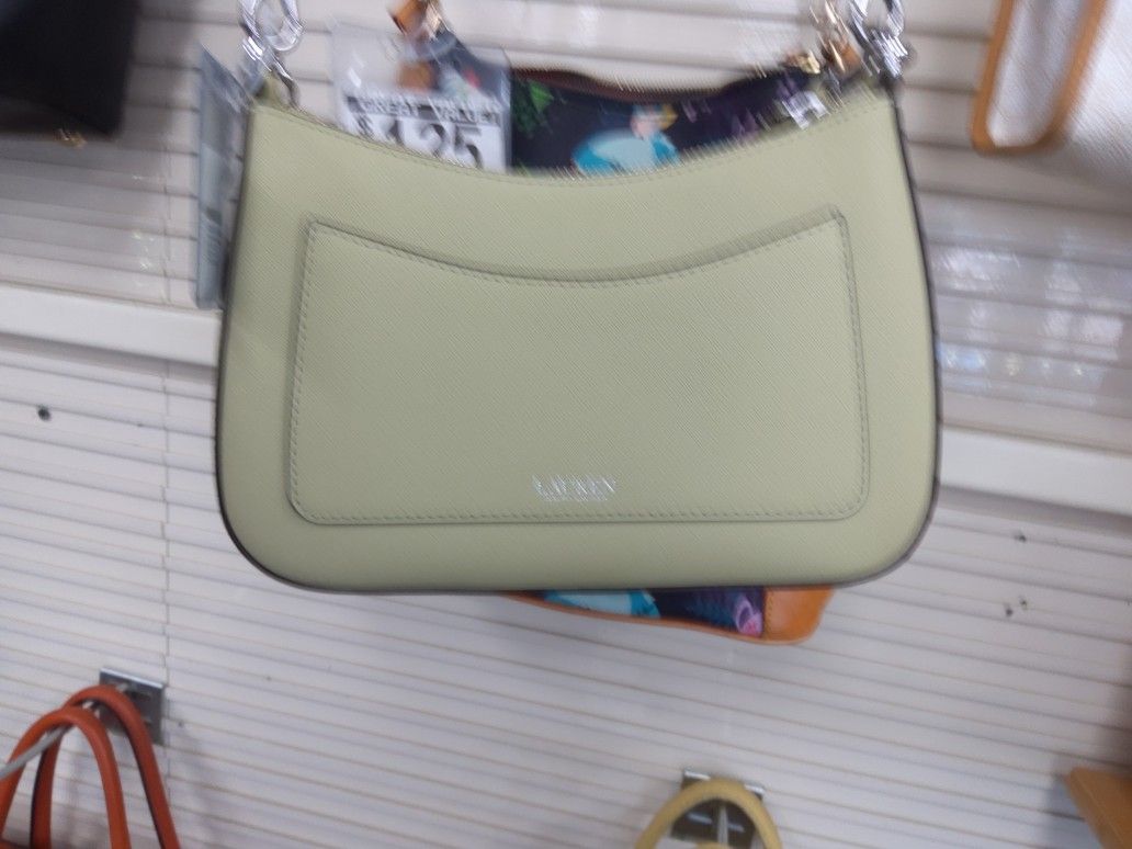 Ralph Lauren Sage Green Medium Purse