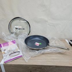 Princess House Princess Heritage Tri-Ply Stainless Steel 10" Skillet