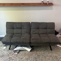Gray Futon Sofa