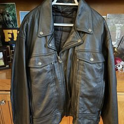 2XL HD Men’s Leather Jacket