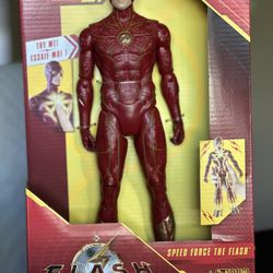 DC THE FLASH MOVIE 12" Speed Force Deluxe Figure with LIGHTS