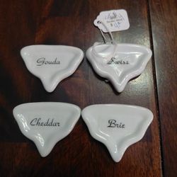 Antique Cheese Name Tags 
