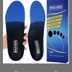 Inserts Relieve Plantar Fasciitis - Flat Feet Insoles Arch Supports, Orthotic Insoles For Foot Pain Arch Pain Reduce Muscle Fatigue Absorb Shock (Mens