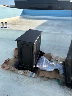 Two side tables with working electrical