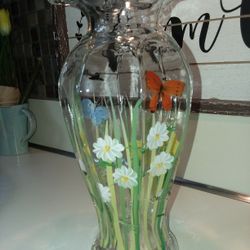 Beautiful Hand Painted Vase 