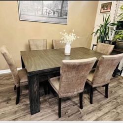 Dinning Table With 6 Chairs