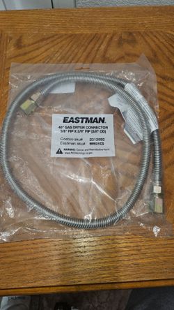EASTMAN 48 INCH GAS DRYER CONNECTOR