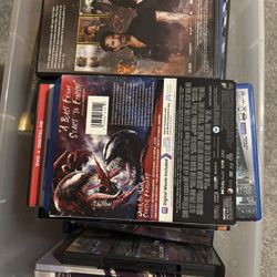 Container Of Dvd And Blu Ray