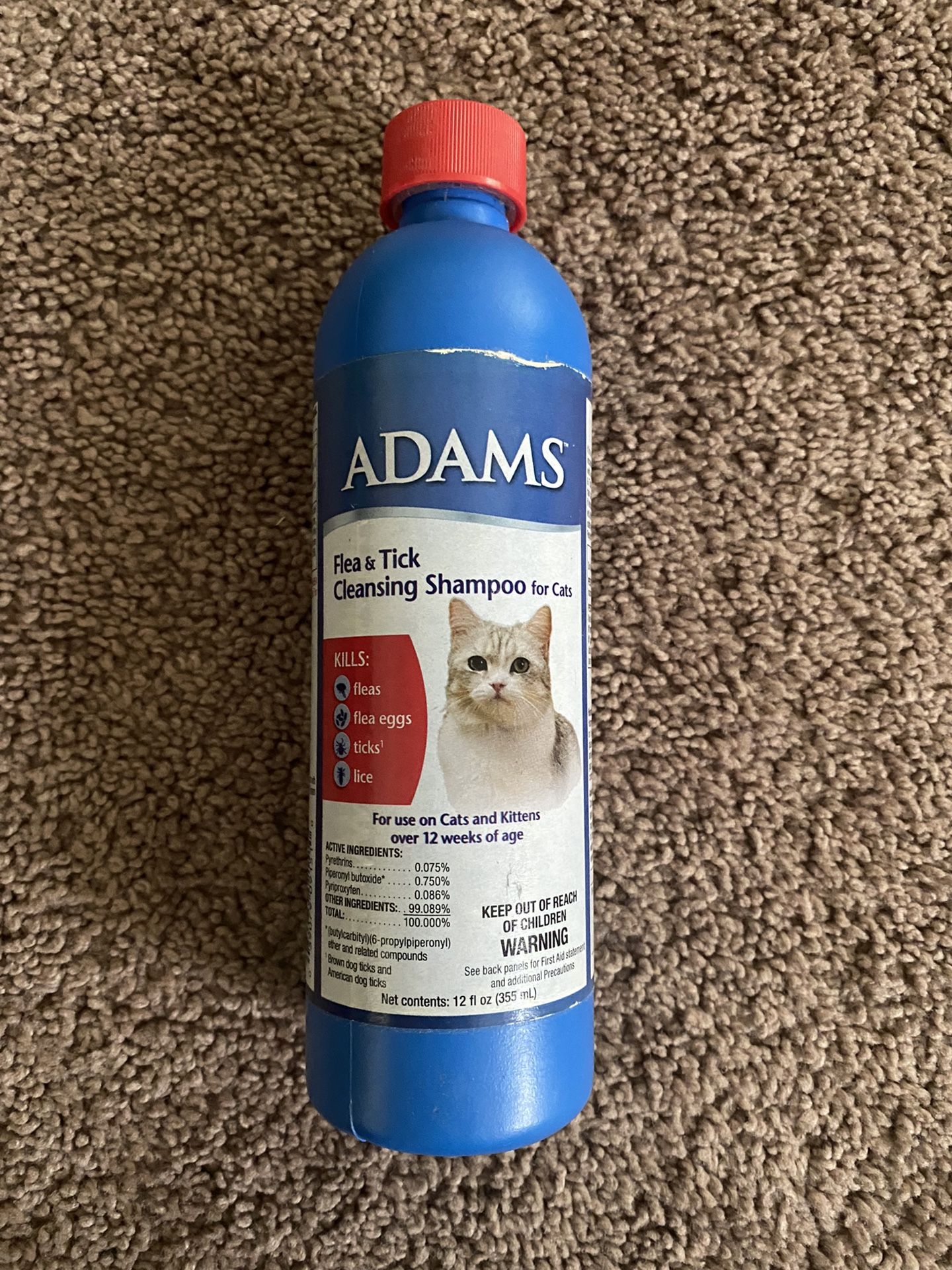 Adams Flea & Tick Cleansing Shampoo for Cats