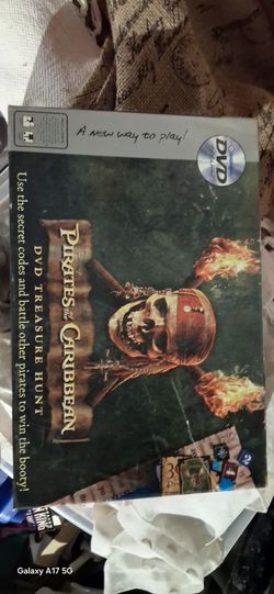 Pirates of the Caribbean DVD Treasure Hunt Board Game