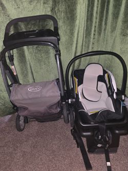 Graco Lit Carsear, base, and stroller attachment