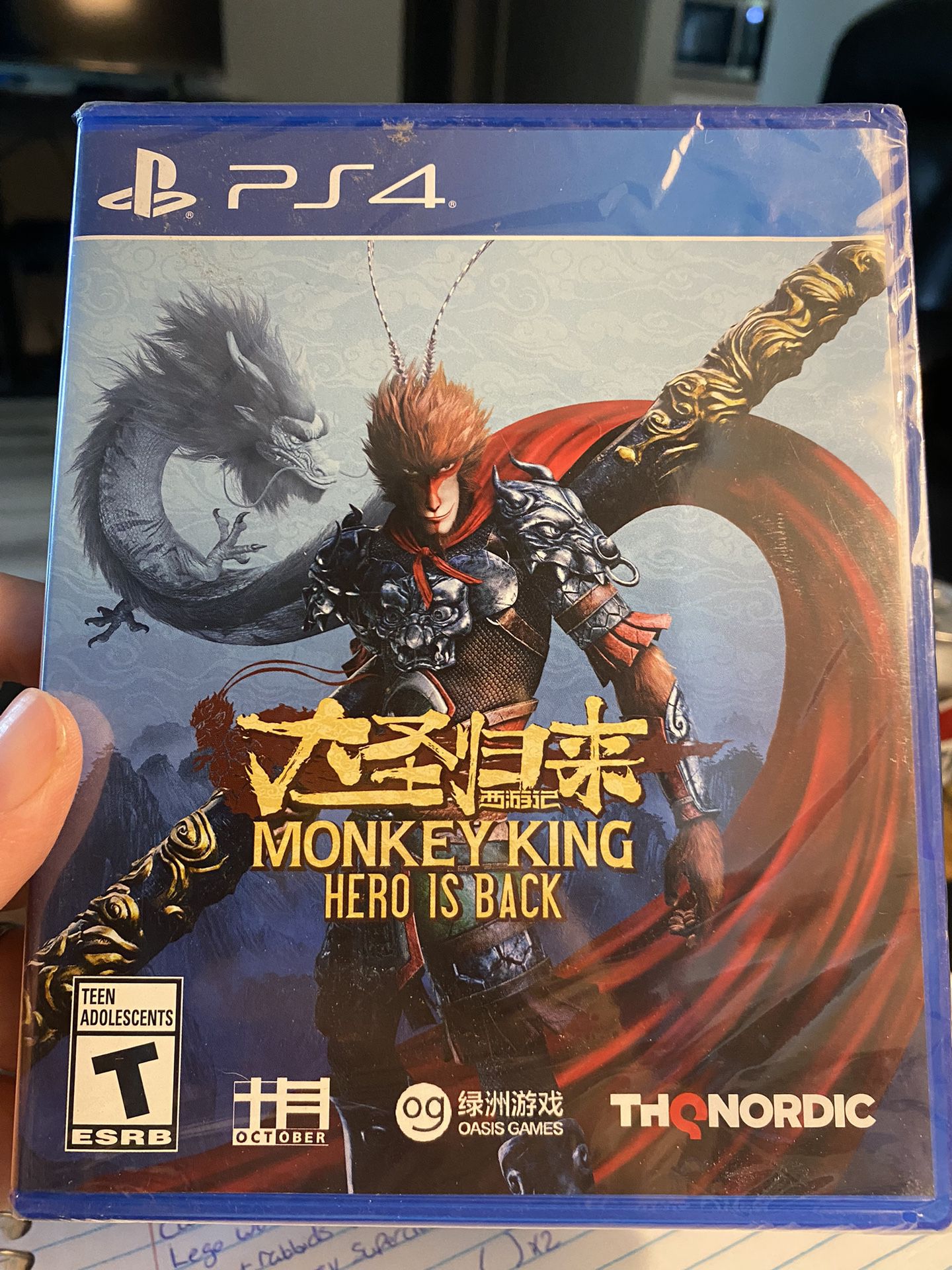 Monkey King Hero Is Back Ps4 Brand New Sealed 