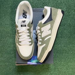 New Balance 480 green and white