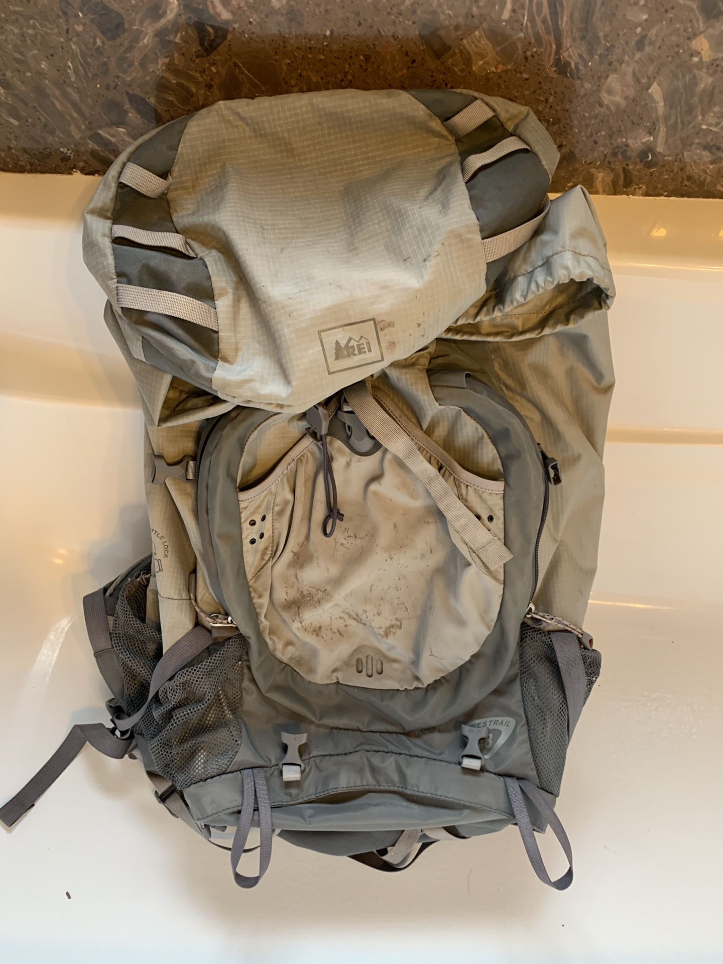 Men’s REI Cresttrail 48 liter backpack - well loved