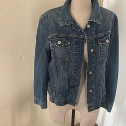 Cap Jean Jacket Size L