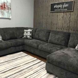 Ballinasloe Smoke Sectional Oversized Ashley Brand New 