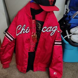 Vintage Rare Windy City Bulls Starter Jacket