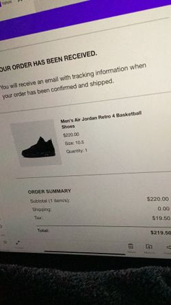 Jordan Retro 4 Black Cat Men’s Shoes Size 10.5 New From Jdsports 