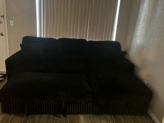 Black couch