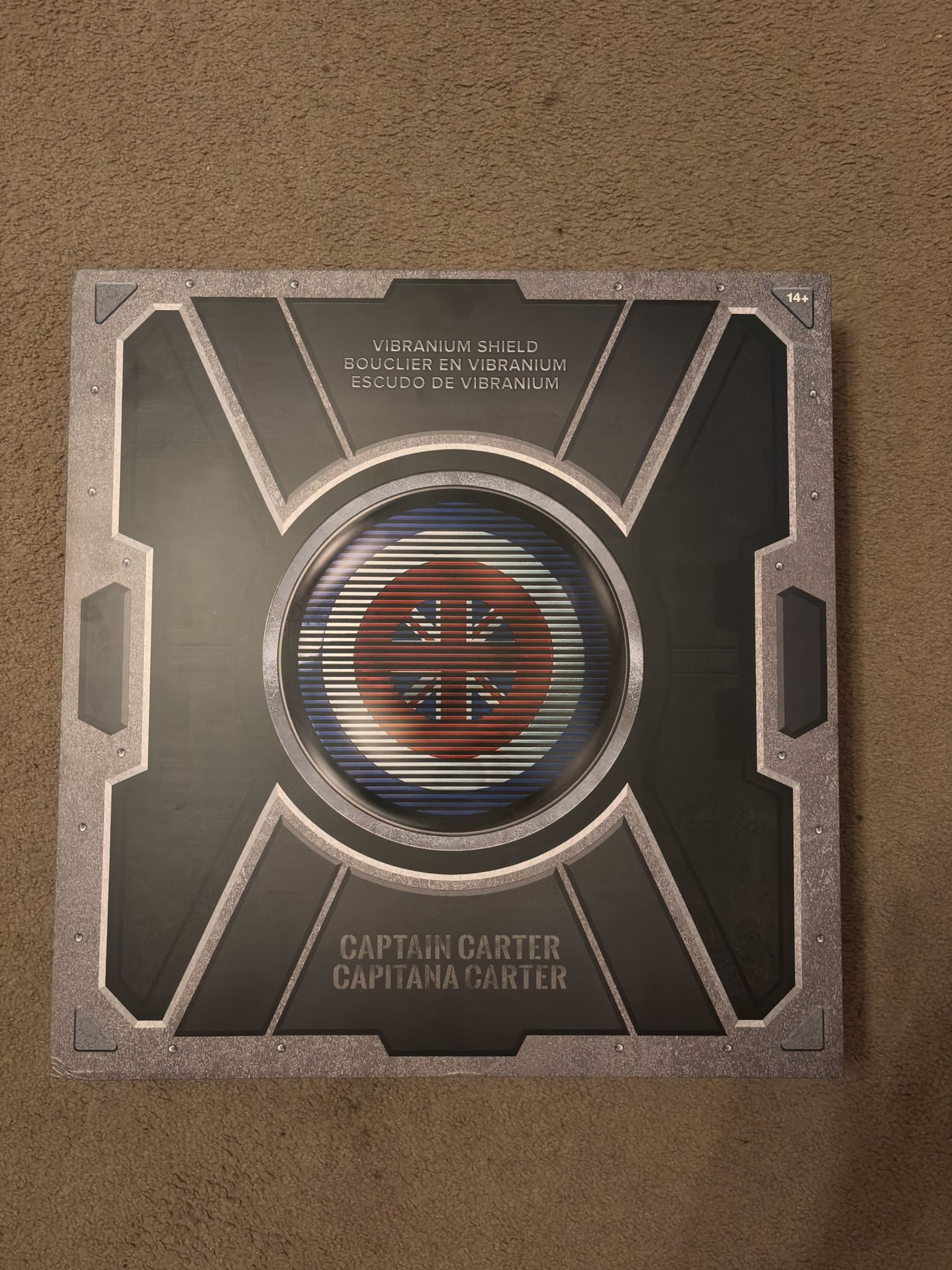 Disney Parks Marvel Avengers Captain Carter Vibranium Shield 24” NEW